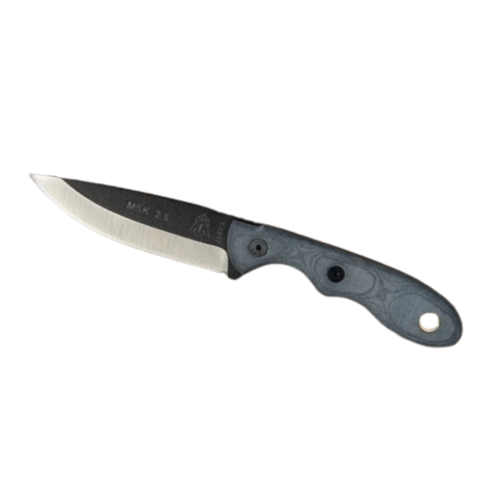 TOPS Mini Scandi Knife Black Linen Micarta