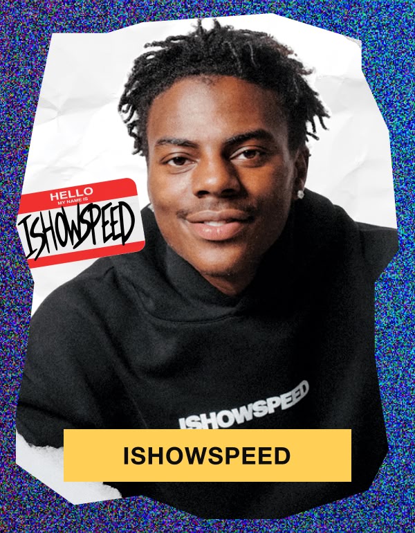 Shop ISHOWSPEED, including new graphic tees