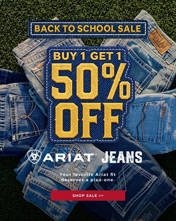 BUY 1 GET 1 50% OFF ARIAT DENIM | SHOP SALE