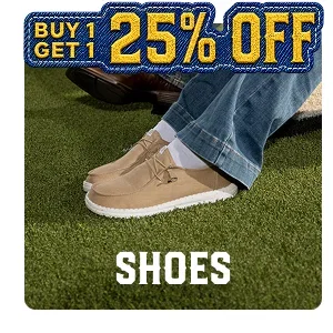 BUY 1 GET 1 25% OFF CASUAL SHOES