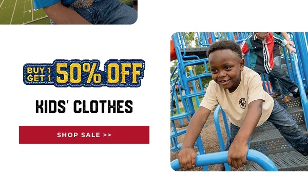 BOGO 50% OFF KIDS CLOTHES