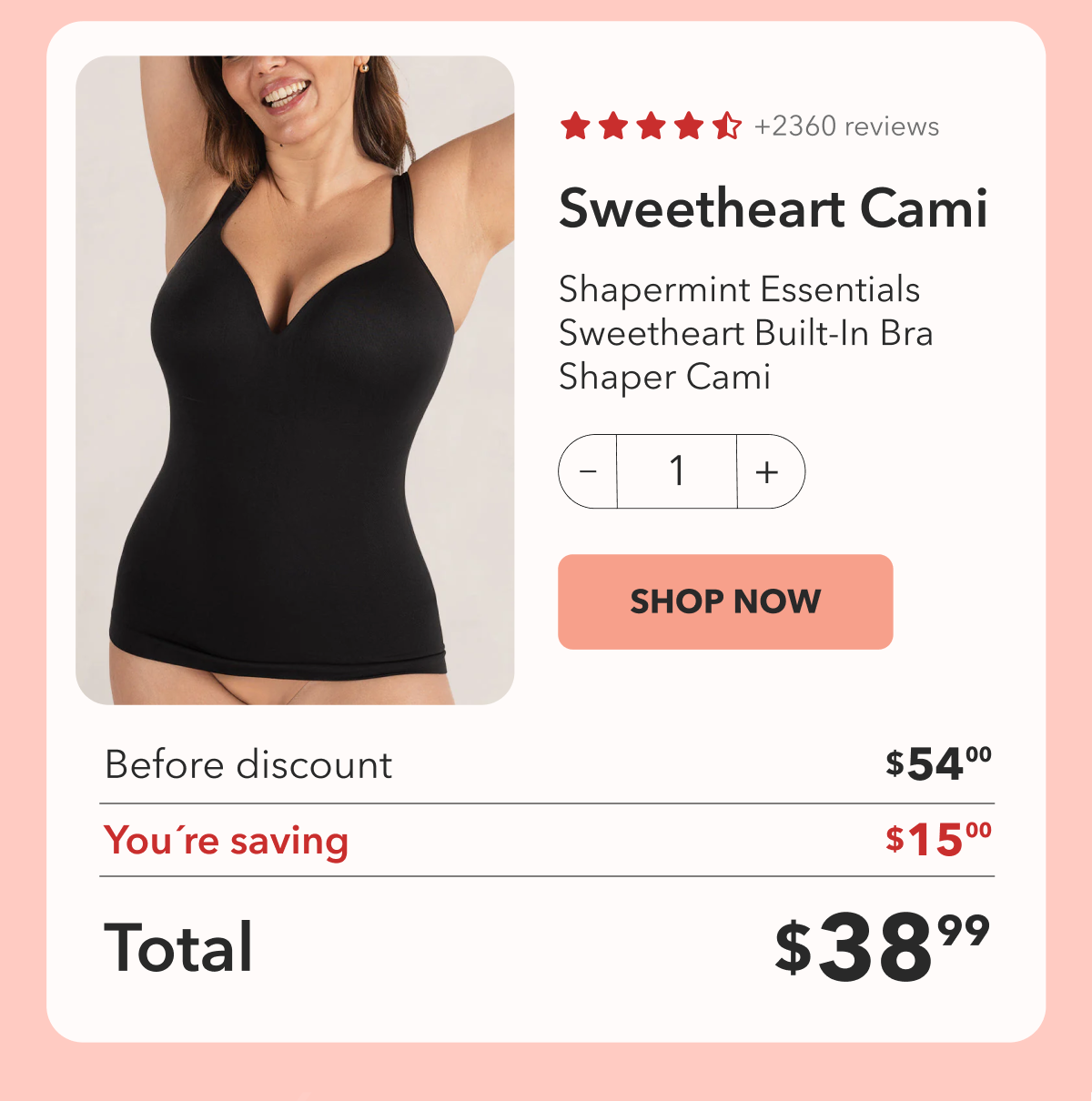 Shop Sweethear Cami