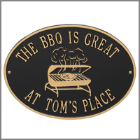 Personalized Grill Plaque