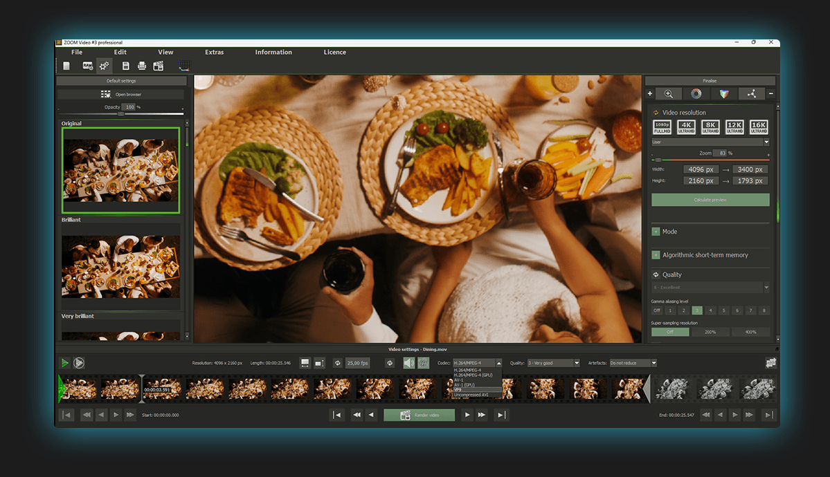 (image - Videosettings - Codec options)