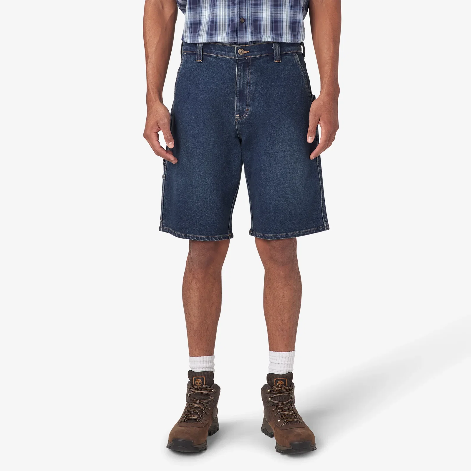 Image of Denim Utility Shorts