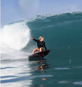 Laura Enever in 2mm Salty Dayz Long Sleeve Springsuit