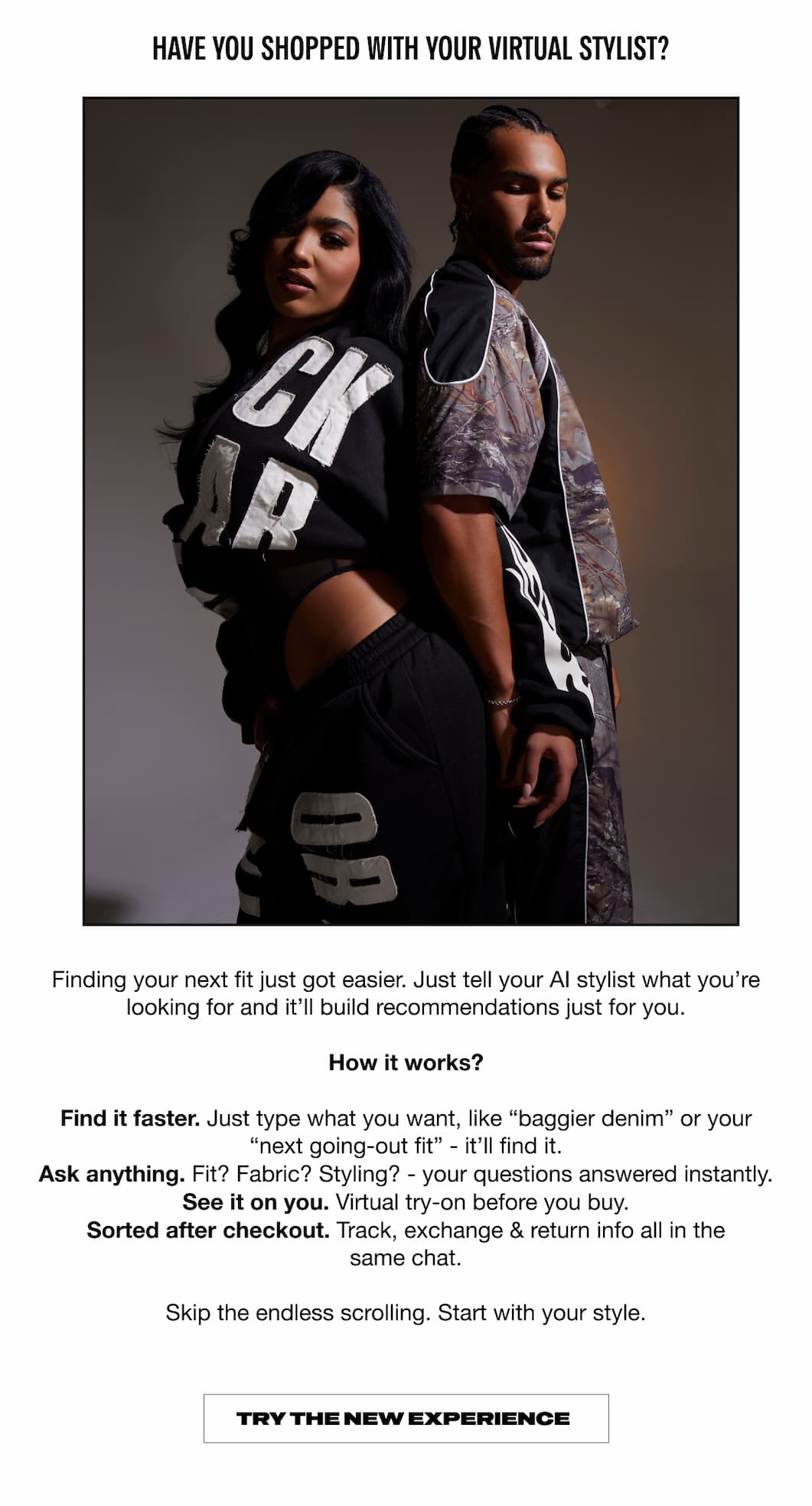 Shop with your virtual stylist