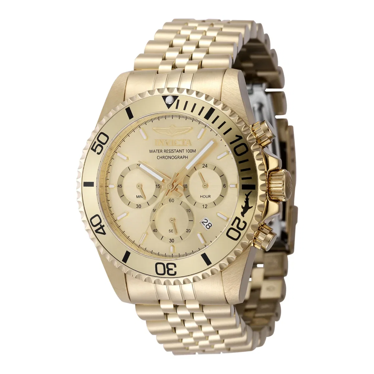 Image of Invicta Pro Diver Titan Men's Watch - 43mm. Gold (48382)