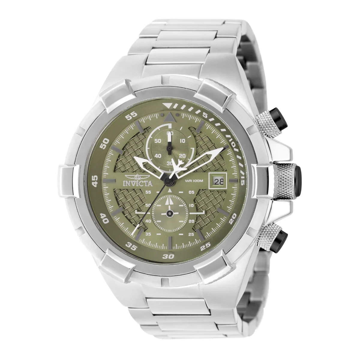 Image of Invicta Aviator Falcon Men's Watch - 50.5mm, Steel (49253)