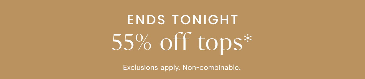 55% off tops