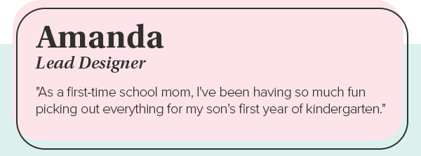 Amanda lead designer