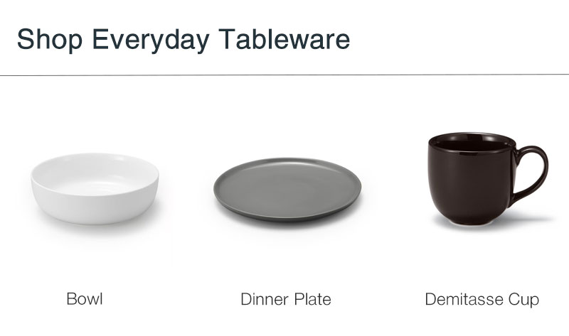 Shop Everyday Tableware