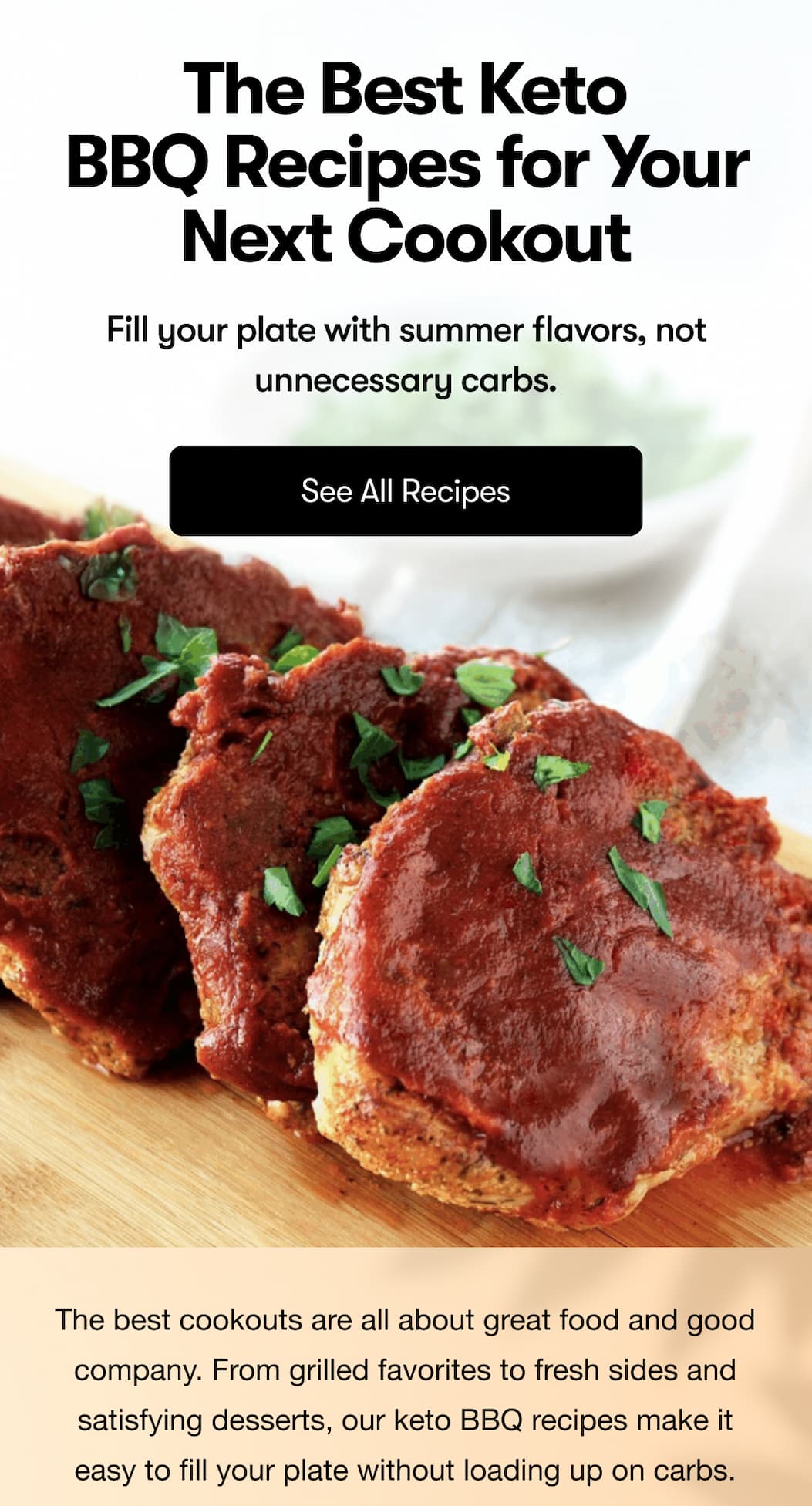 The best keto BBQ recipes for your next cookout