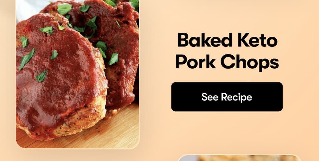 Baked keto pork chops