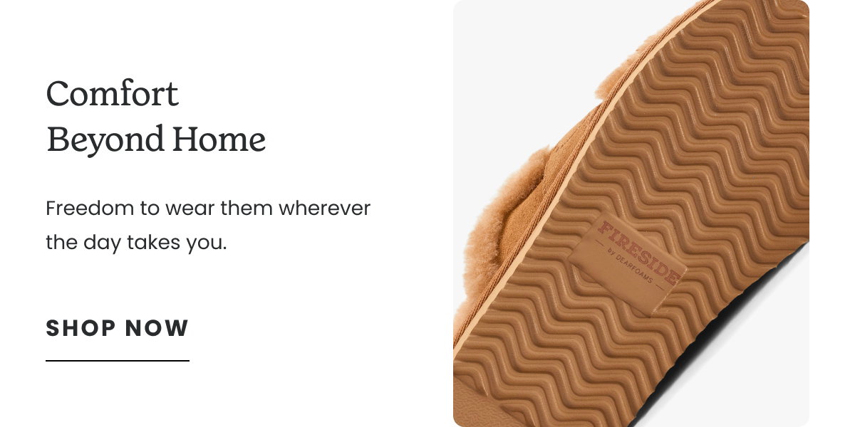 COMFORT BEYOND HOME. SHOP NOW
