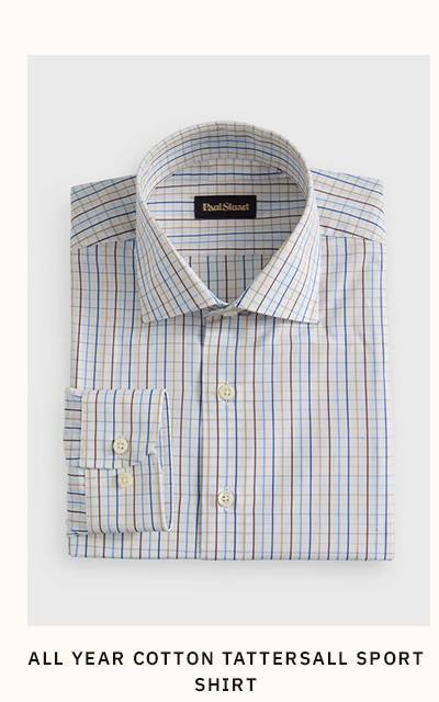 ALL YEAR COTTON TATTERSALL SHIRT