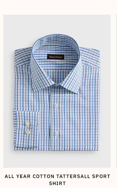 ALL YEAR COTTON TATTERSALL SHIRT