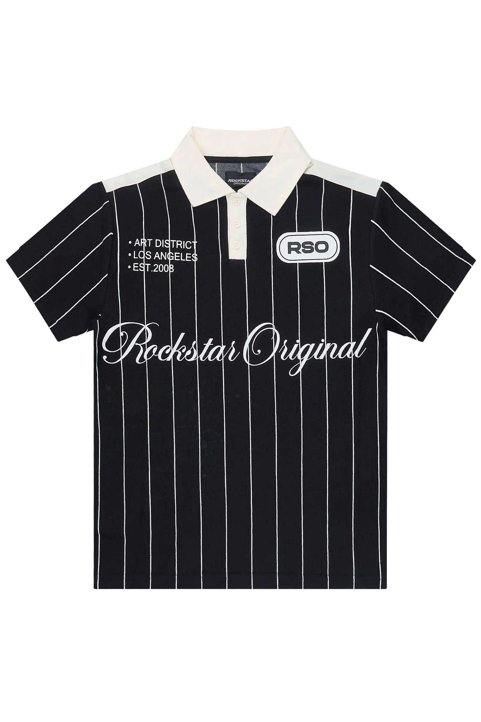 Image of Boys Relo Black/White Polo