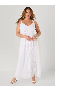 Appliqued Maxi Dress