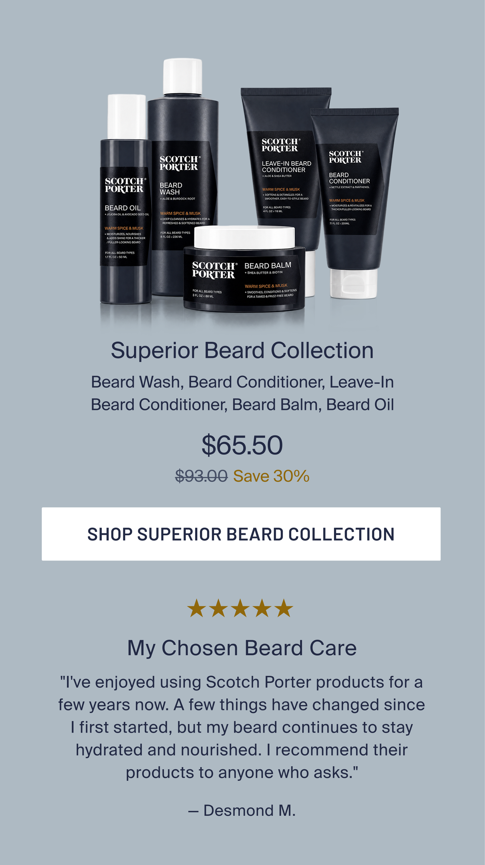 SHOP SUPERIOR BEARD COLLECTION