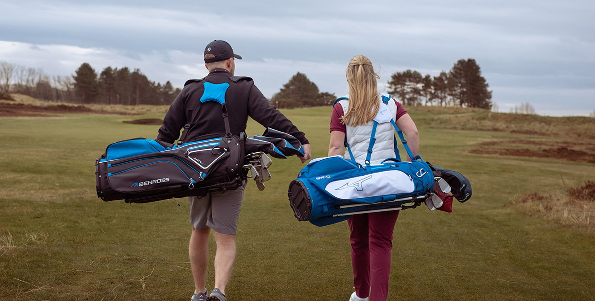 Selection of Stand Golf Bags on offer with savings up to £320