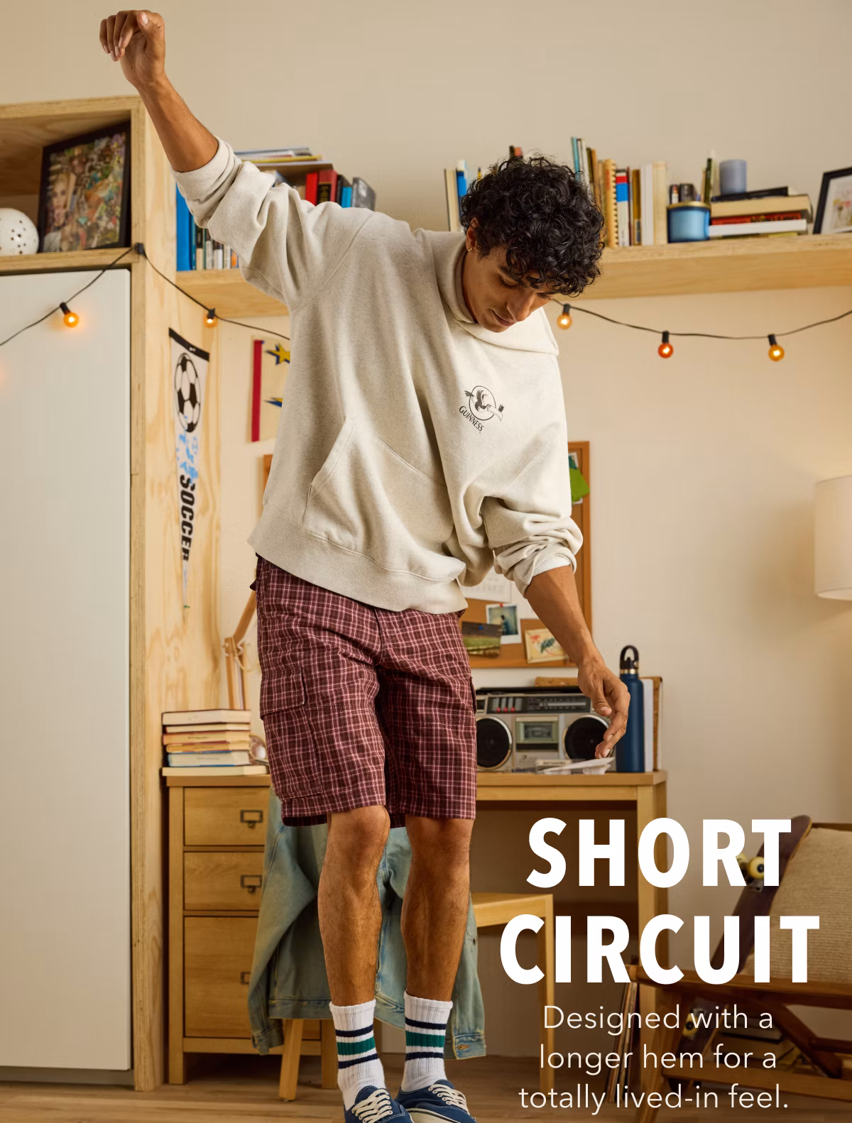 Short Circuit | Designed with a longer hem for a totally lived-in feel.