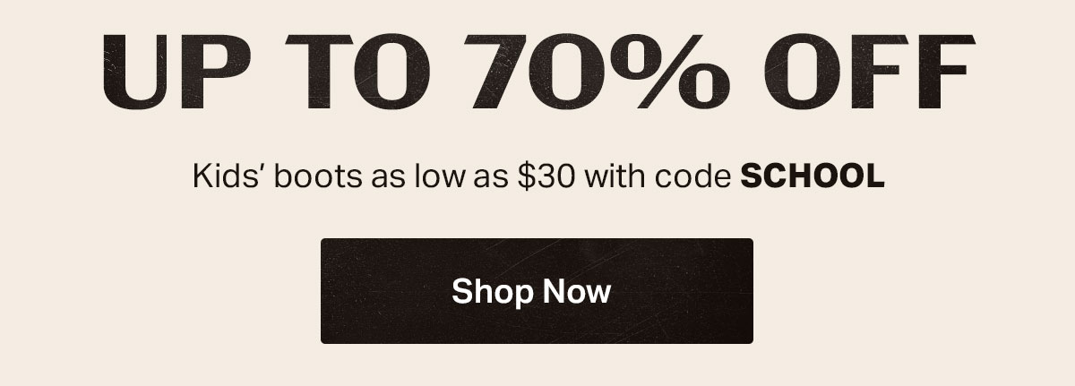 Up to 70% Off