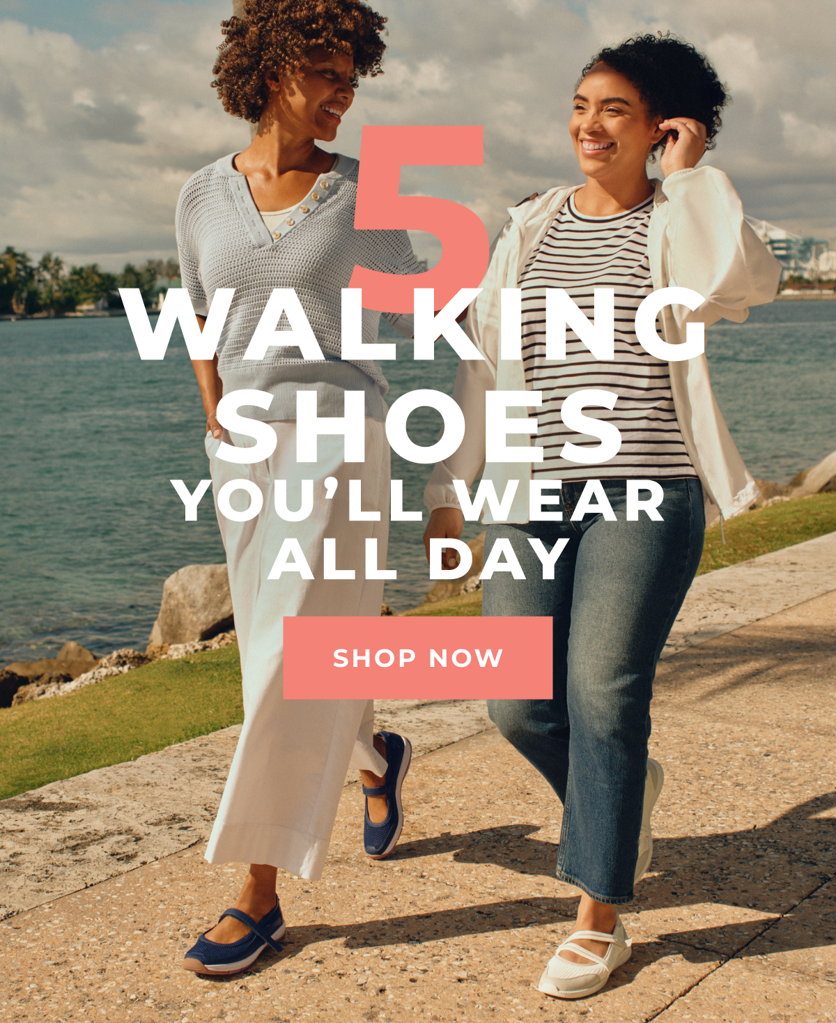 5 walking shoes YOU’LL wear all day[ SHOP NOW ]
