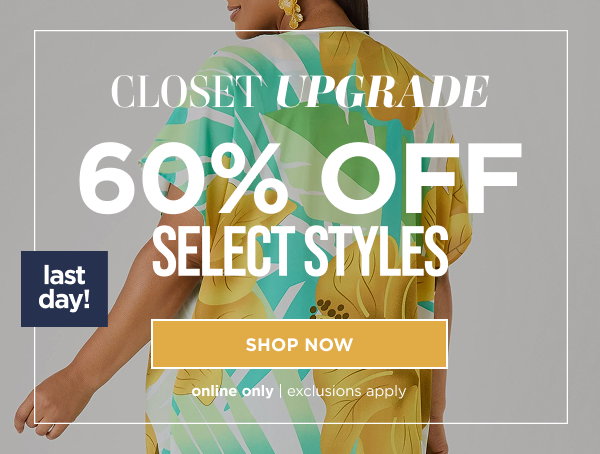 60% off select styles. Shop Now