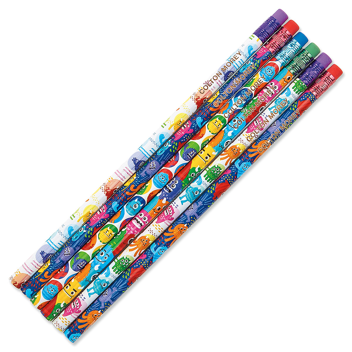 Image of #2 Monster Personalized Hardwood Pencils