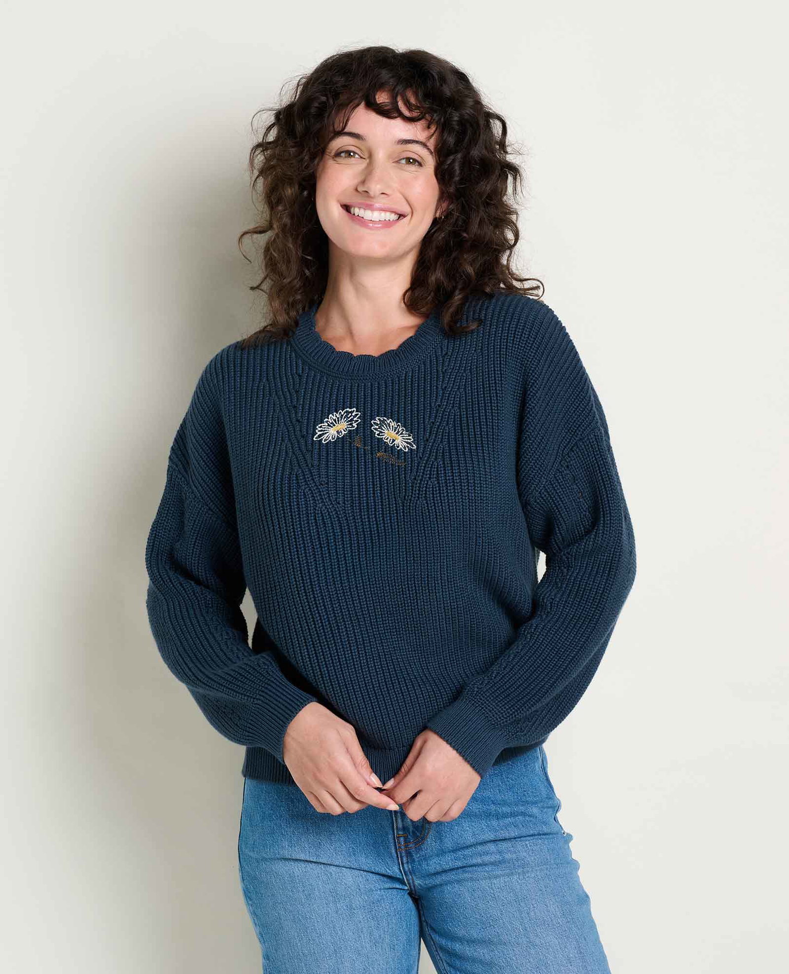 Image of Bianca Pattern Crew Sweater