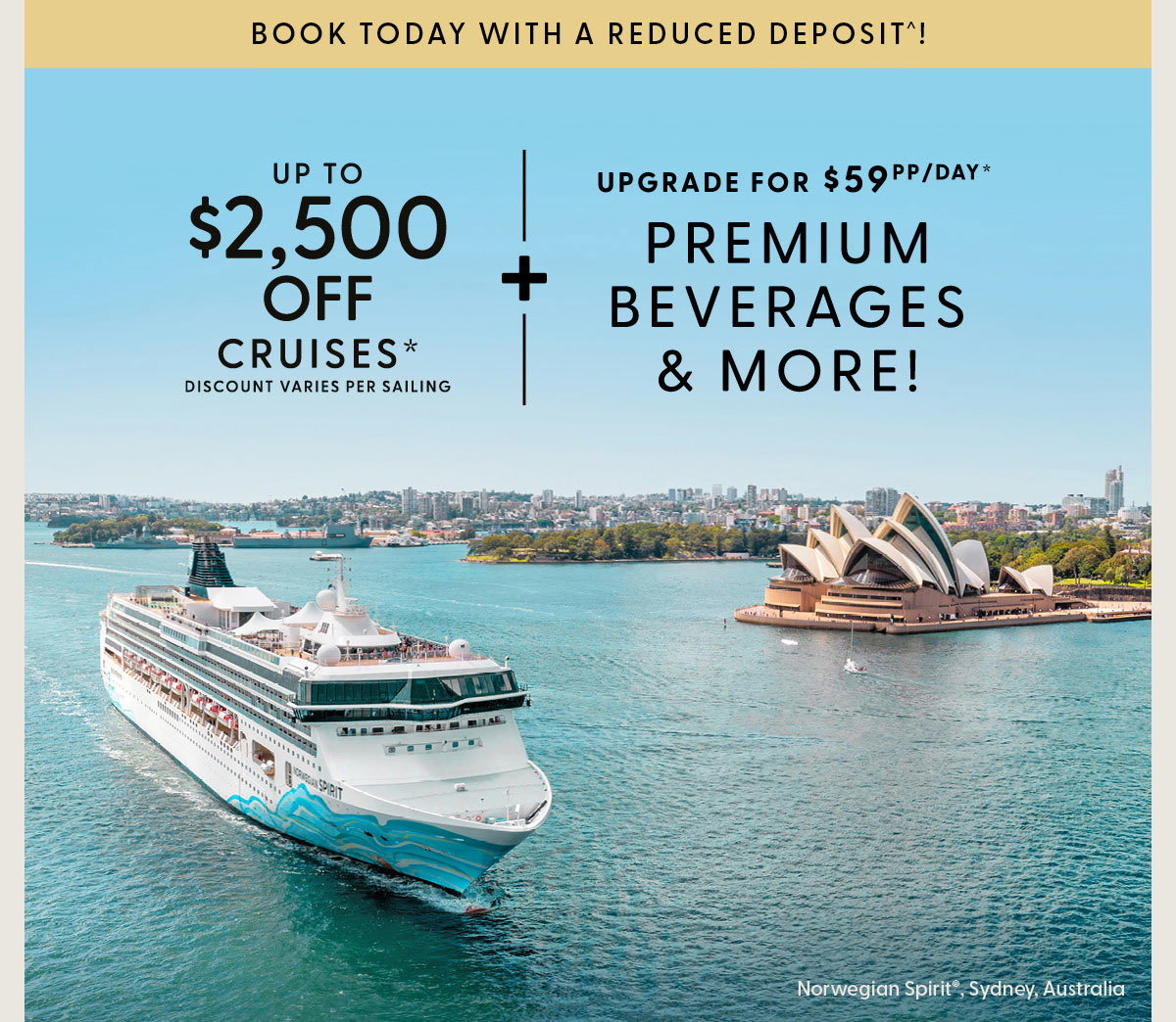 Save Up To $2,500 Off NCL Cruises
