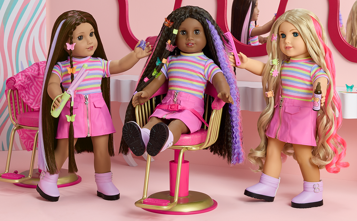 Head-of-the-class hairstyles. Get dolls ready for the first day with a fresh look. Shop salon & hair care