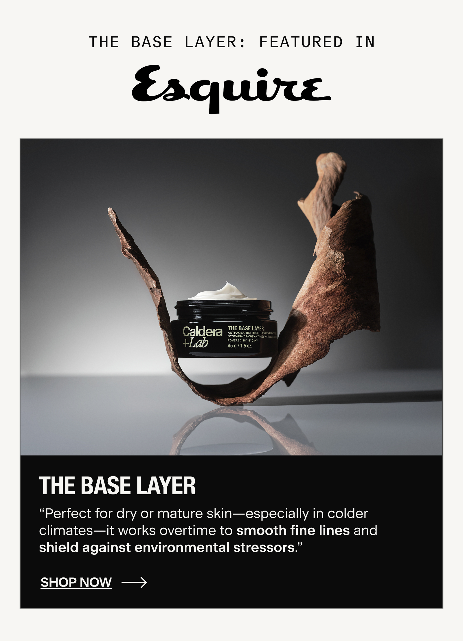 THE BASE LAYER | FEATURED IN ESQUIRE