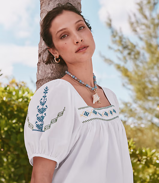 Square Neck Puff Sleeve Top