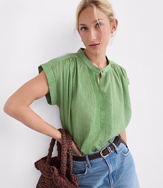 Striped Everyday Dolman Shirt