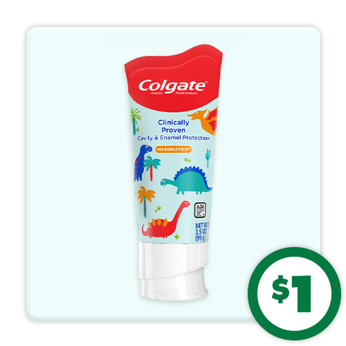 $1 Colgate® Kids Fluoride Toothpaste