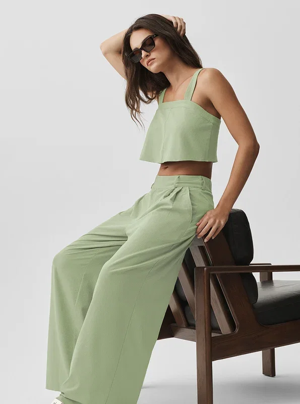 High-Waist Dreamscape Trouser