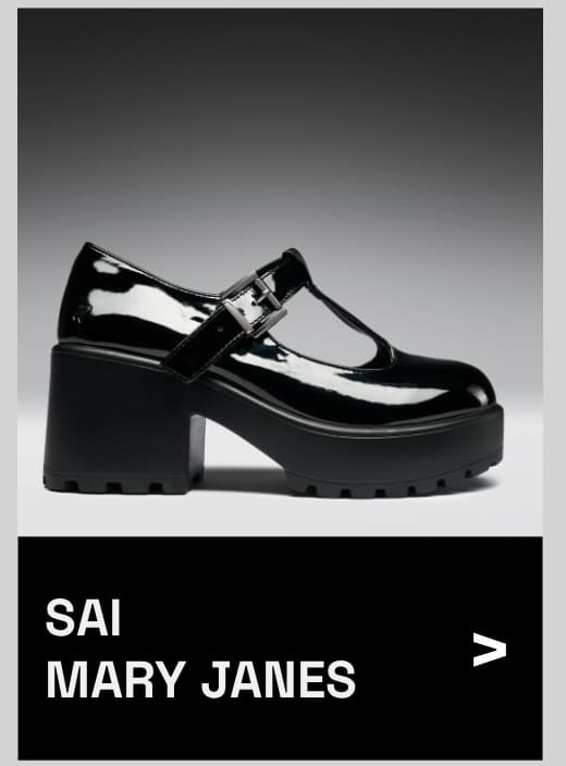 SAI Black Mary Jane Shoes 'Patent Edition'