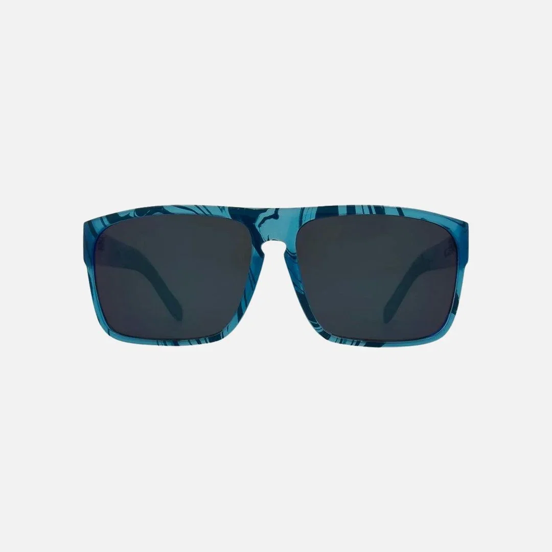 Vendetta - Gloss Blue Translucent Blue Swirl Frame Grey Polarized Lens