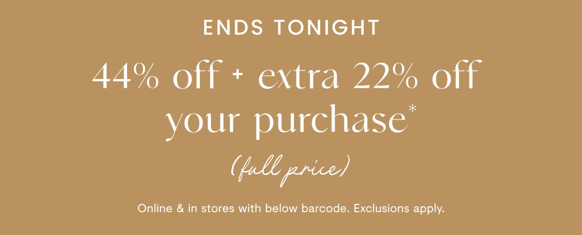 44 + extra 22 off