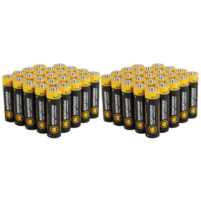 Northern Tool + Equipment AA Alkaline Batteries, 48-Pk.