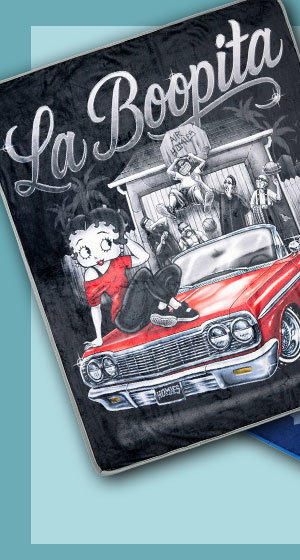Betty Boop x Homies La Boopita Fleece Blanket