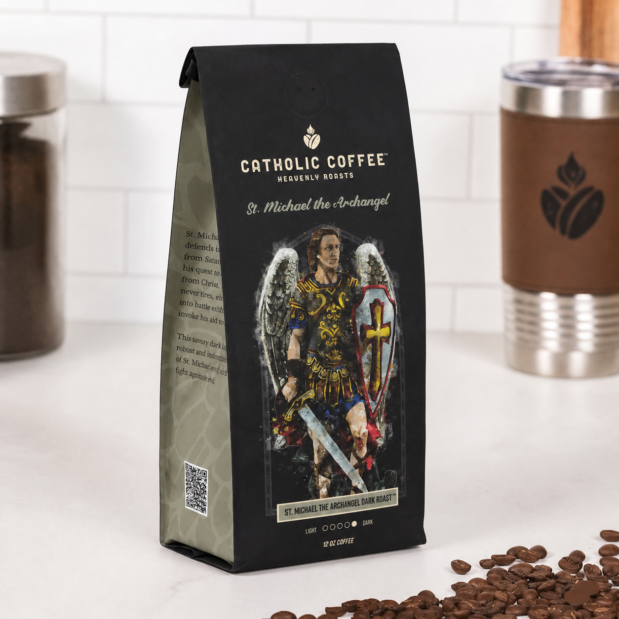St. Michael Dark Roast Coffee - 12 oz. Bag
