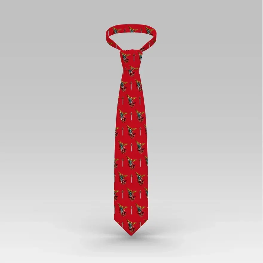Red St. Michael Necktie