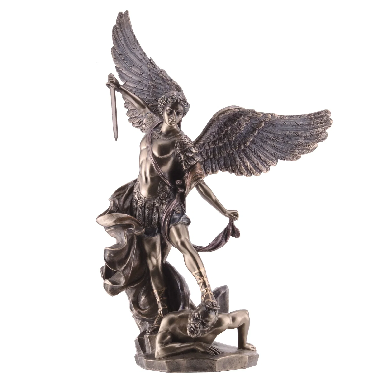 St. Michael Bronze Finish Statue, 14
