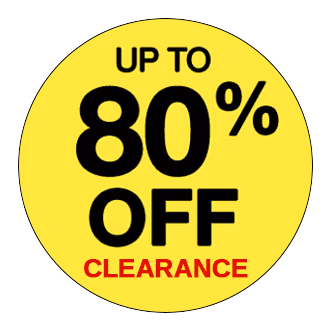 Up to 80% Off Clearance