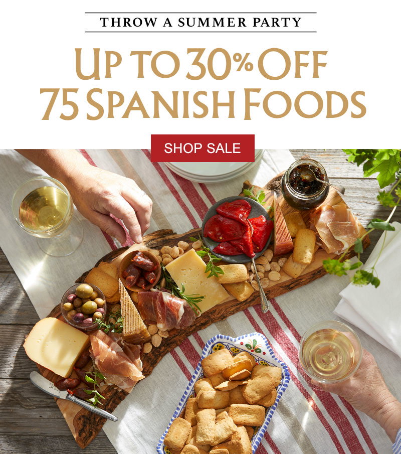 Throw a Summer Party - Up to 30% Off 75 Spanish Foods