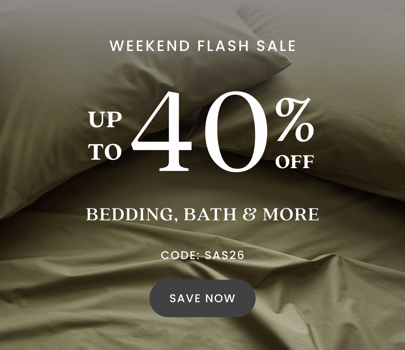 Up to 40% Off