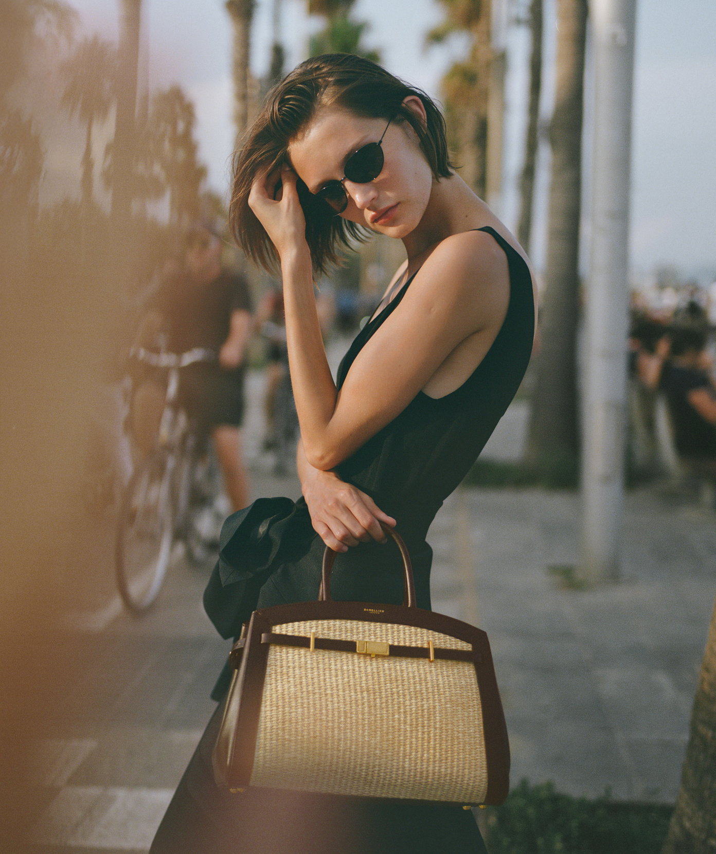 the midi hudson warm raffia